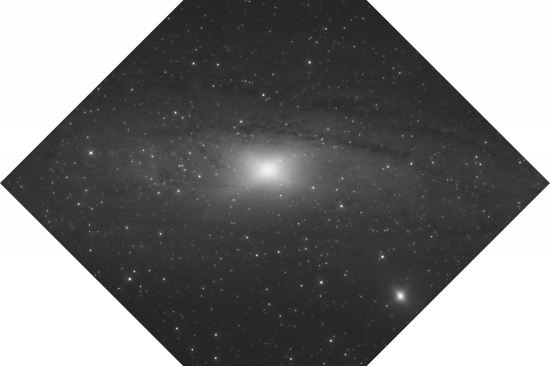 M31-bw-rota-klein Andromeda Nebel mit Lohrmobs 22 x 60sec